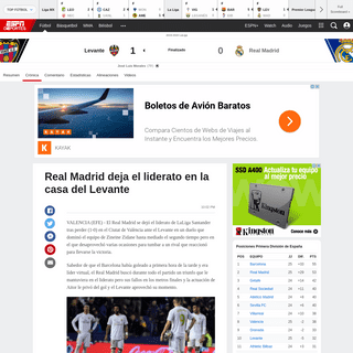 Levante vs. Real Madrid - Reporte del Partido - 22 febrero, 2020 - ESPN