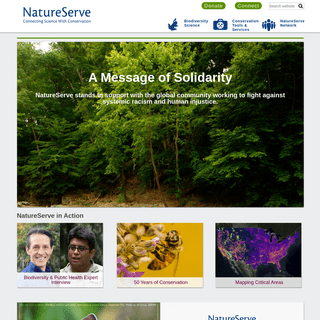 Connecting Science with Conservation - NatureServe