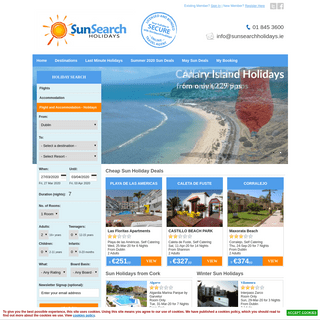 A complete backup of sunsearchholidays.ie