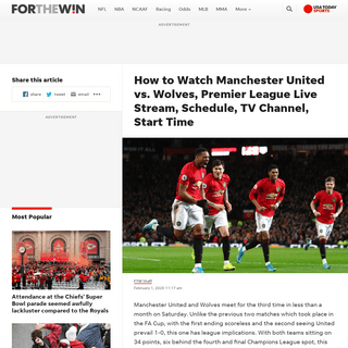 A complete backup of ftw.usatoday.com/2020/02/how-to-watch-manchester-united-vs-wolves-premier-league-live-stream-schedule-tv-ch