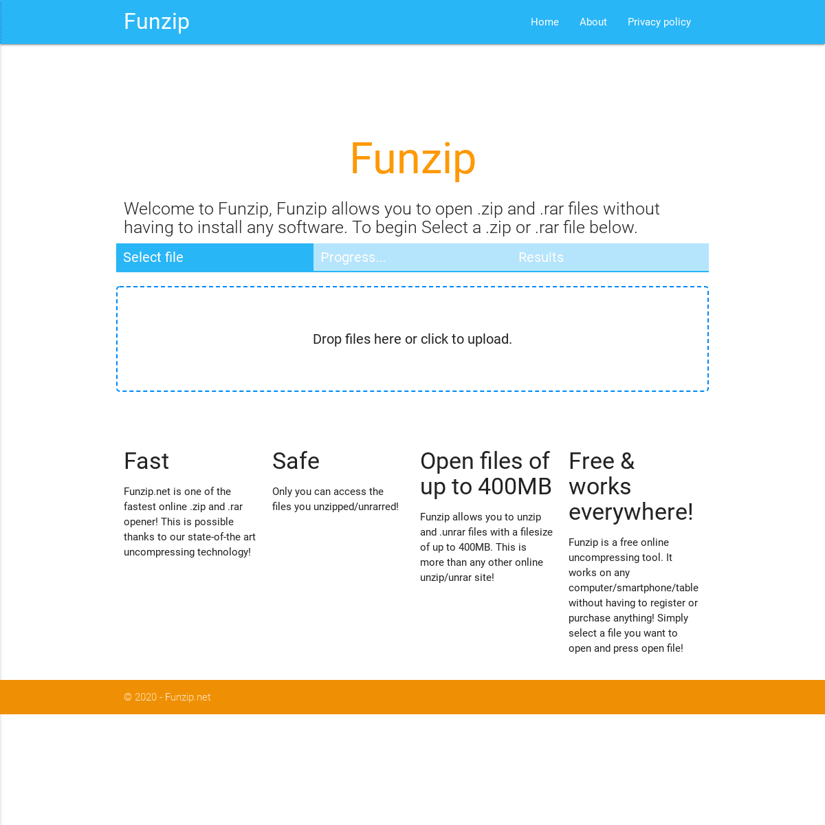 A complete backup of funzip.net