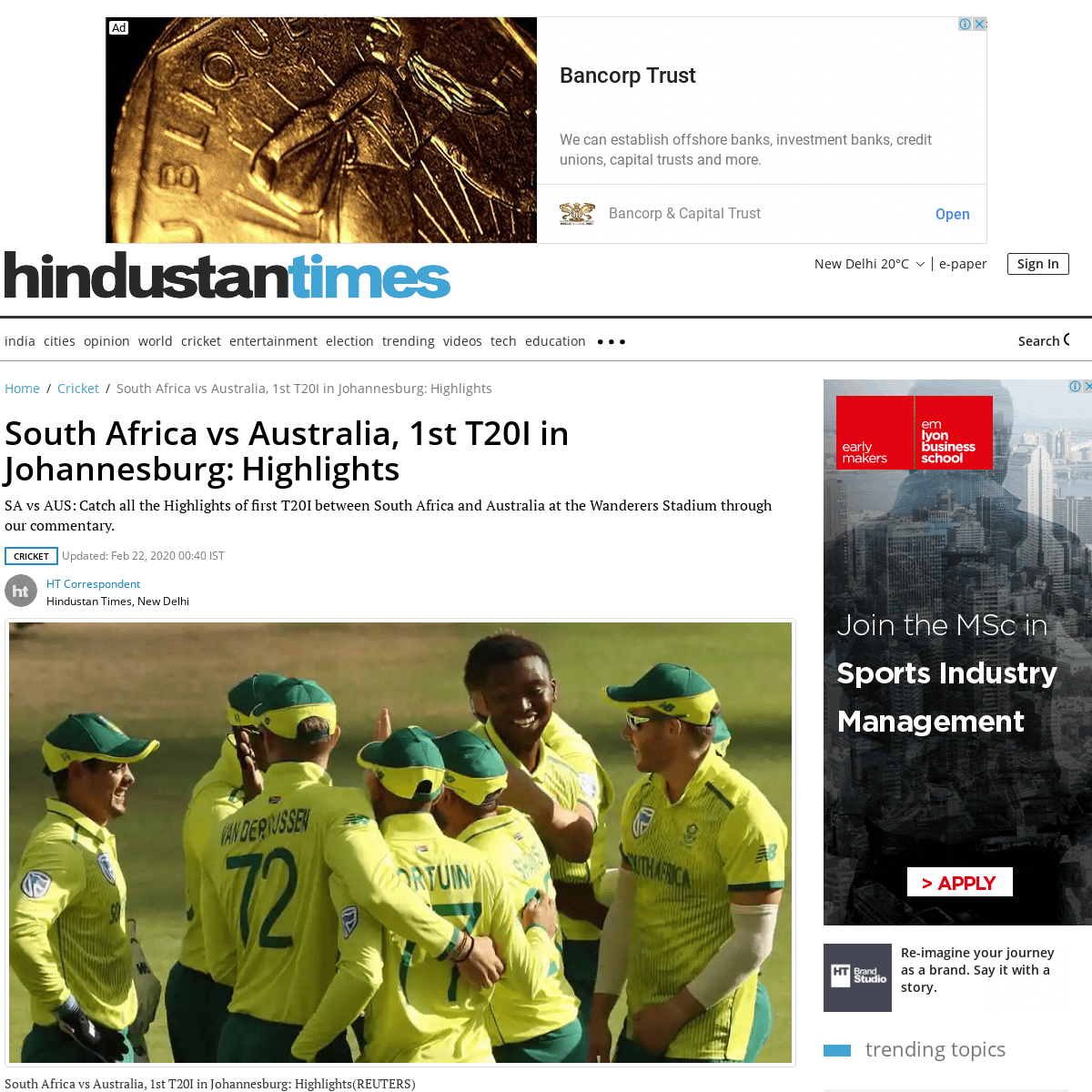 A complete backup of www.hindustantimes.com/cricket/south-africa-vs-australia-1st-t20i-in-johannesburg-live-cricket-score-and-up