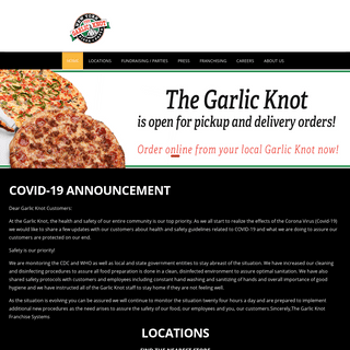 A complete backup of garlicknotpizza.com