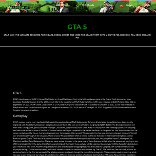 A complete backup of gta5-wiki.com