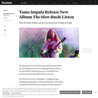 A complete backup of pitchfork.com/news/tame-impala-release-new-album-the-slow-rush-listen/