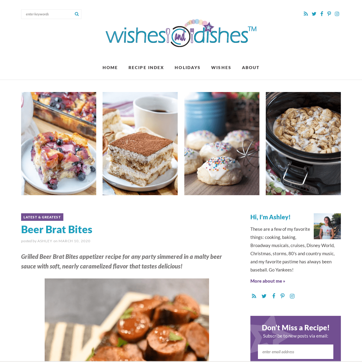 A complete backup of wishesndishes.com