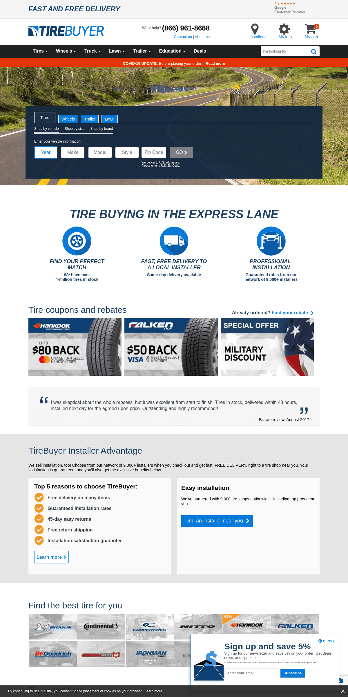 A complete backup of tirebuyer.com
