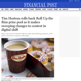 A complete backup of business.financialpost.com/news/retail-marketing/tim-hortons-rolls-back-roll-up-the-rim-prize-pool-as-it-ma