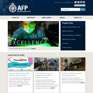 A complete backup of afp.gov.au