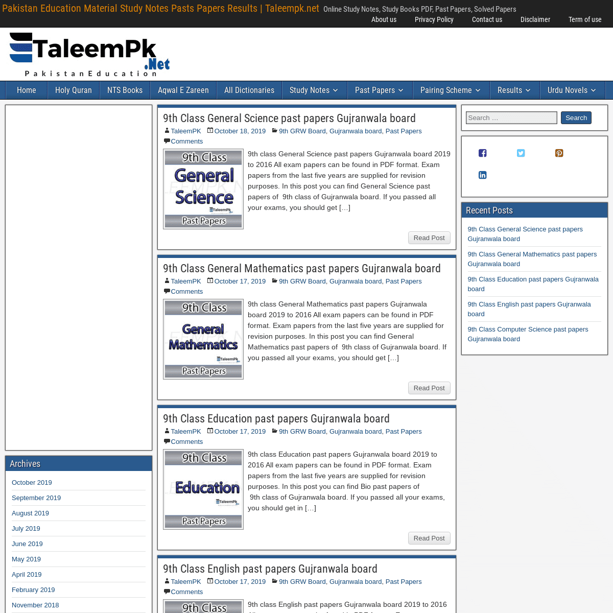A complete backup of taleempk.net