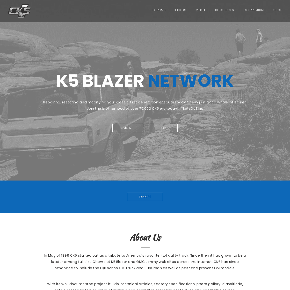 K5 Blazer Network