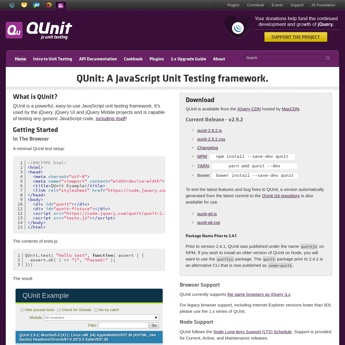 A complete backup of qunitjs.com