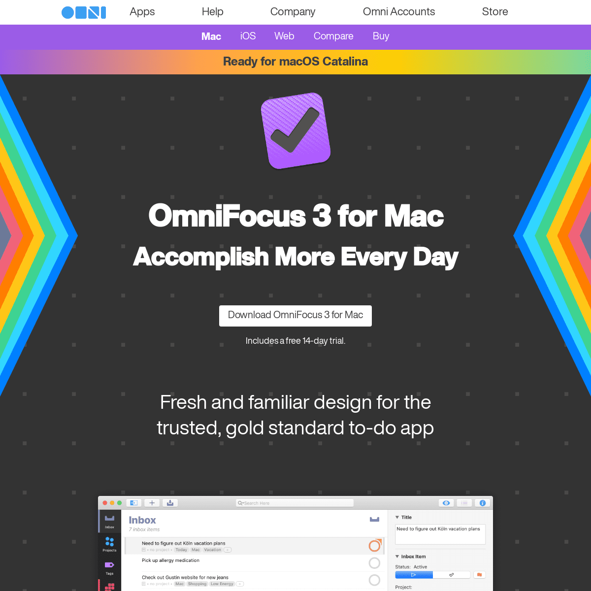 A complete backup of omnifocus.com