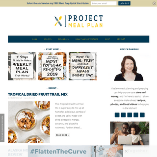 Project Meal Plan - Project Meal Plan is a food blog dedicated to make-ahead recipes, meal planning and preparing ahead.