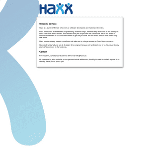 A complete backup of haxx.se