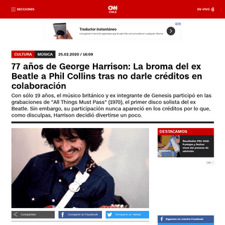 A complete backup of www.cnnchile.com/cultura/77-anos-george-harrison-broma-phil-collins_20200225/
