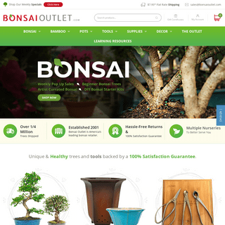 A complete backup of bonsaioutlet.com