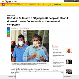 A complete backup of english.jagran.com/lifestyle/h1n1-virus-outbreak-6-sc-judges-37-people-in-meerut-down-with-swine-flu-know-a