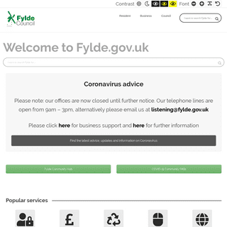 A complete backup of fylde.gov.uk
