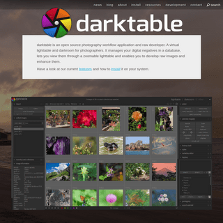 A complete backup of darktable.org