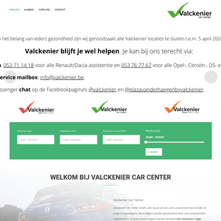 A complete backup of valckeniercarcenter.be