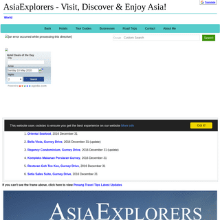 A complete backup of asiaexplorers.com