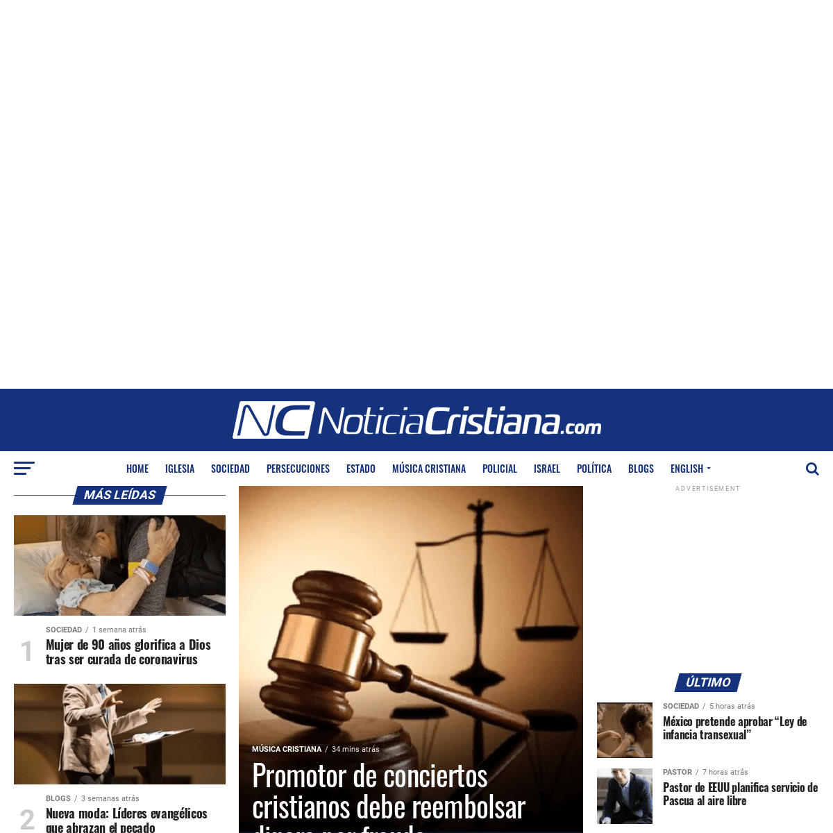 A complete backup of noticiacristiana.com
