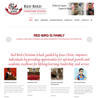 A complete backup of redbirdchristianschool.org