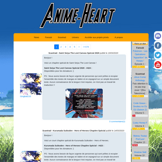 A complete backup of anime-heart.fr