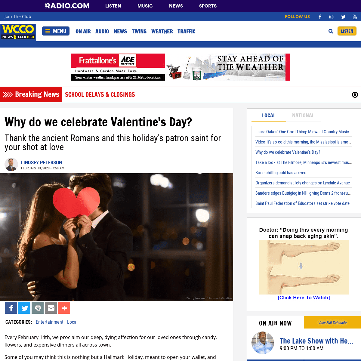 A complete backup of wccoradio.radio.com/articles/feature-article/why-do-we-celebrate-valentines-day