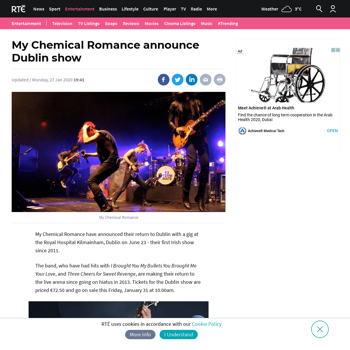 A complete backup of www.rte.ie/entertainment/2020/0127/1111170-my-chemical-romance-announce-dublin-show/
