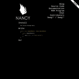 A complete backup of nancyfx.org