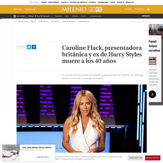 Caroline Flack- muere la presentadora britÃ¡nica y ex de Harry Styles