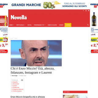 A complete backup of www.novella2000.it/chi-e-enzo-miccio-eta-altezza/