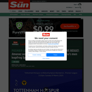 A complete backup of www.thesun.co.uk/sport/football/11060348/tottenham-vs-wolves-live-stream-tv-channel-kick-off-time-team-news