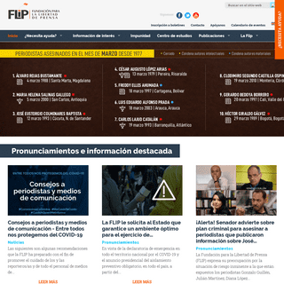 FundaciÃ³n para la Libertad de Prensa - FLIP - Colombia