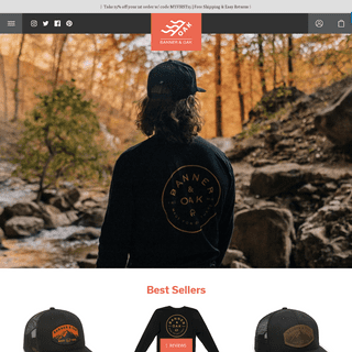 Outdoor Apparel - Hats, T-Shirts, Accessories â€“ Banner & Oak