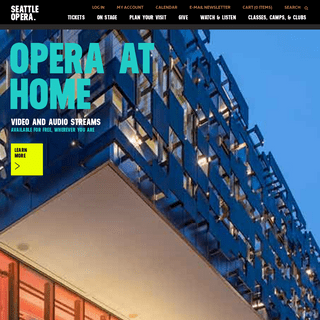 Seattle Opera - Seattle Opera Home