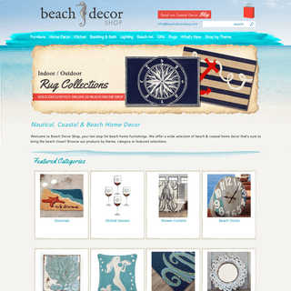 Beach Decor Shop - Nautical & Coastal Home Decor, Art, Lighting, Bath
