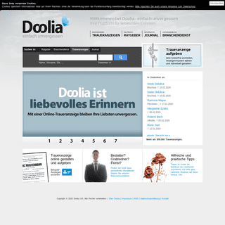 A complete backup of doolia.de