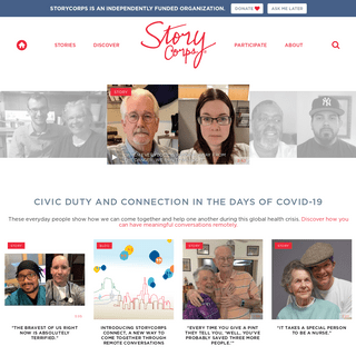 A complete backup of storycorps.org