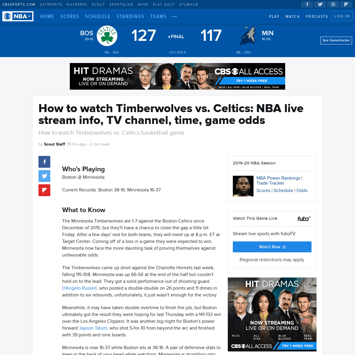 A complete backup of www.cbssports.com/nba/news/how-to-watch-timberwolves-vs-celtics-nba-live-stream-info-tv-channel-time-game-o