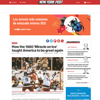 A complete backup of nypost.com/2020/02/22/how-the-1980-miracle-on-ice-taught-america-to-be-great-again/