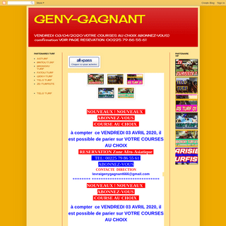 A complete backup of genygagnant.blogspot.com
