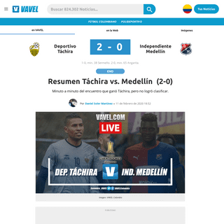 A complete backup of www.vavel.com/colombia/futbol-colombiano/2020/02/11/independiente-medellin/1013243-deportivo-tachira-vs-ind