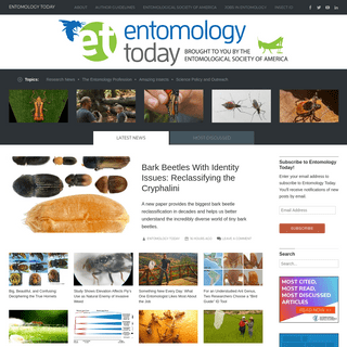 A complete backup of entomologytoday.org