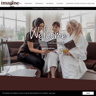A complete backup of imaginespa.co.uk