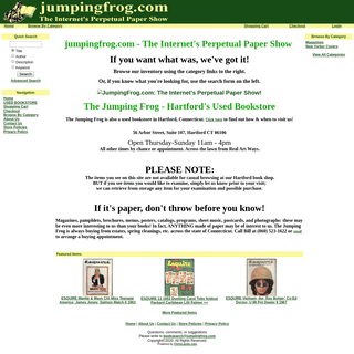 A complete backup of thejumpingfrog.com