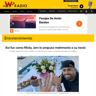 A complete backup of www.wradio.com.co/noticias/sociedad/asi-fue-como-nicky-jam-le-propuso-matrimonio-a-su-novia/20200215/nota/4