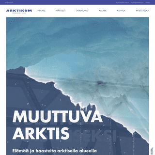 A complete backup of arktikum.fi